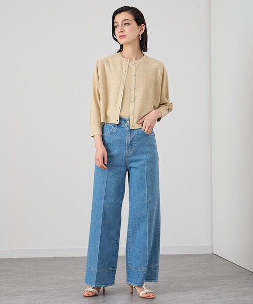 ANAYI カーディガン LUREX ドルマンボレロ レディース