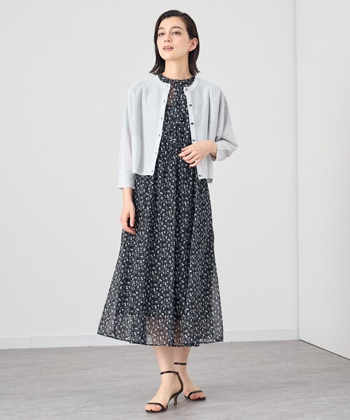 ANAYI カーディガン LUREX ドルマンボレロ レディース