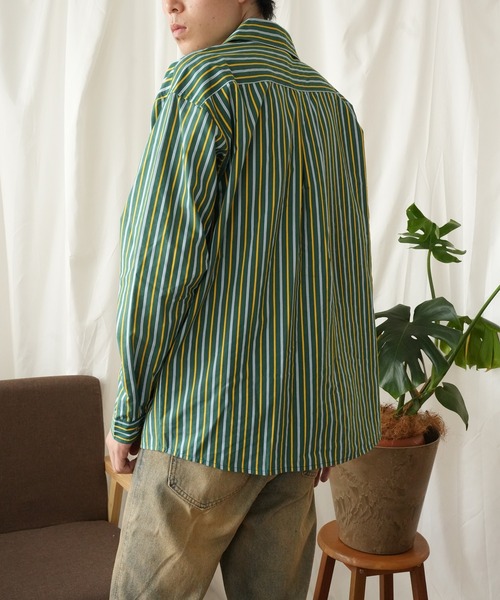 hooked vintage ドレスシャツ シャツ HOOK -original- 古着風レトロ調テーラードカラーデザイン