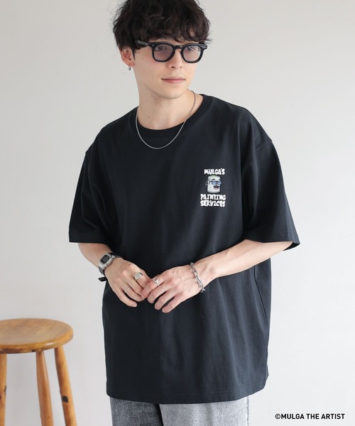 MULGA tシャツ 「MULGA THE LIFE」コラボ/バックプリント