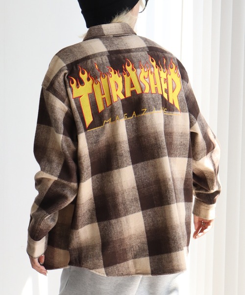 THRASHER（スラッシャー） シャツ 「THRASHER/スラッシャー」バック