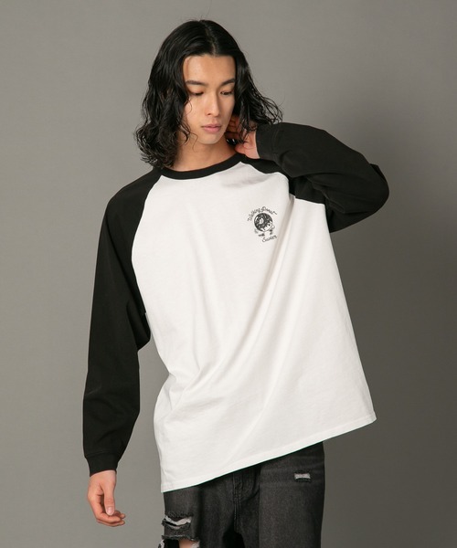 savier tシャツ 「SAVIER/サビアー」 ルーズフィットラグランロンT