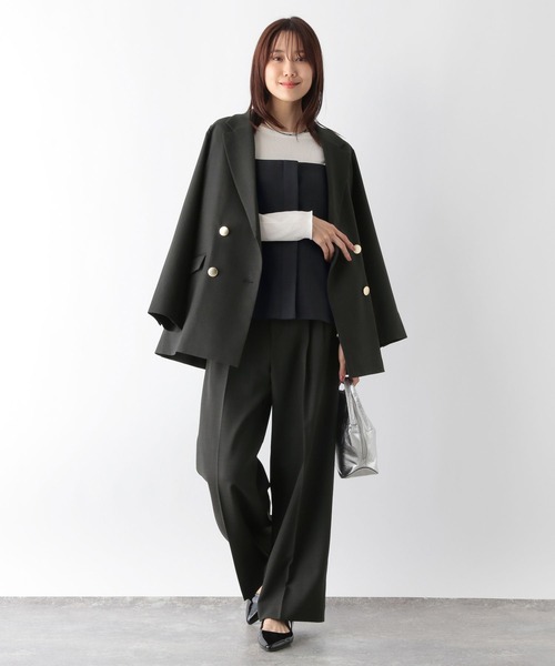 GLOBAL WORK ベスト ジレ お手入れらくらくSET UPビスチェ