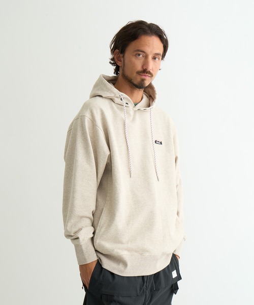 NANGA（ナンガ） パーカー ECO HYBRID MINI BOX LOGO EMBROIDERY SWEAT