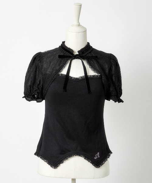 avenchumu カットソー トップス AVENCHUMU tシャツ Lace blouse style cutsew tops レディース