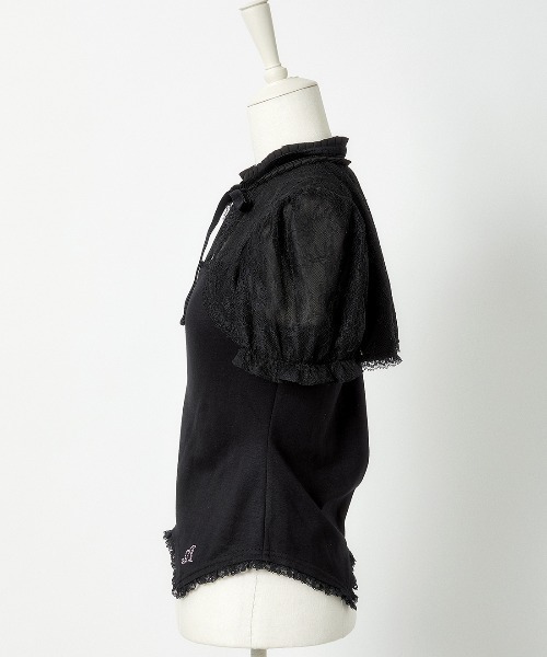 AVENCHUMU tシャツ Lace blouse style cutsew tops レディース