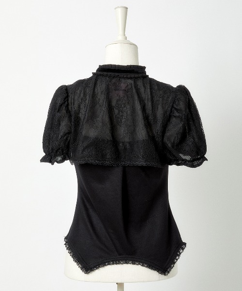 AVENCHUMU tシャツ Lace blouse style cutsew tops レディース