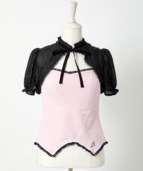 AVENCHUMU tシャツ Lace blouse style cutsew tops レディース