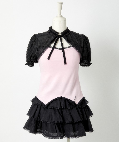 AVENCHUMU tシャツ Lace blouse style cutsew tops レディース