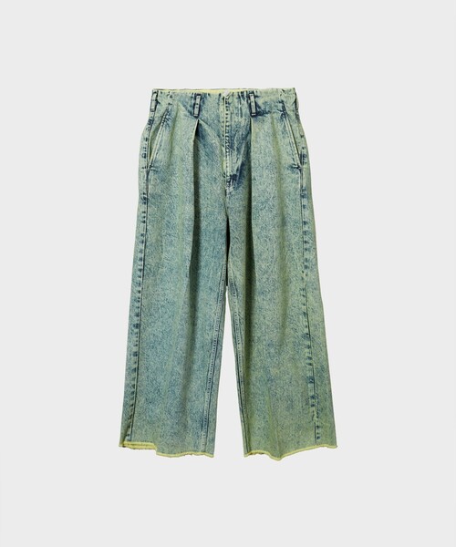 ジーンズ 「saby/サバイ」TUCK BAGGY - Garment Dye メンズ : ZOZOTOWN 