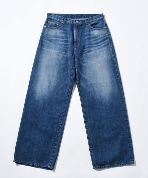 状態良好！JOHNBULL ワイド セルビッチデニムパンツ L 日本製 Johnbull（ジョンブル） ワイドパンツ ジーンズ 「DENIM DELIGHT DAYS