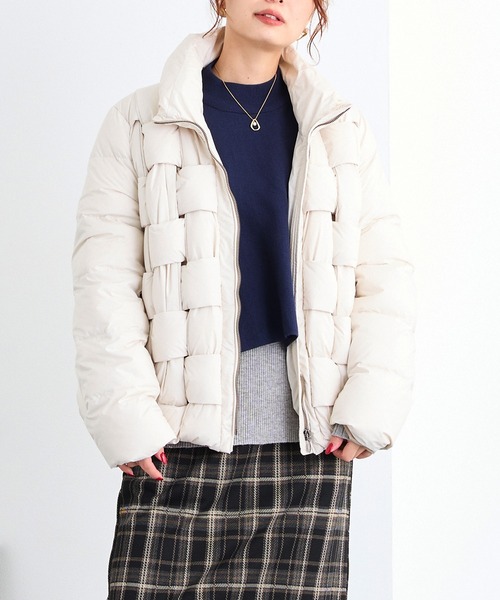 NICOLE white（ニコルホワイト） ダウンコート ダウンジャケット