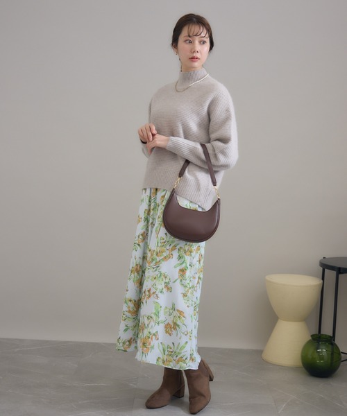 KATHARINE ROSS スカート 「KATHARINE ROSS」フローラルシャドーリーフ  