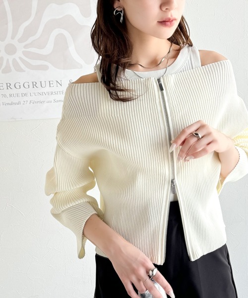 mily bilet カーディガン 「mily bilet」大人の愛されカーデ