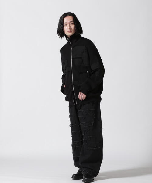 L ダンケシェーン PATCHWORK KNIT CARDIGAN DANKE SCHON カーディガン DankeSchon/ダンケシェーン/PATCHWORK