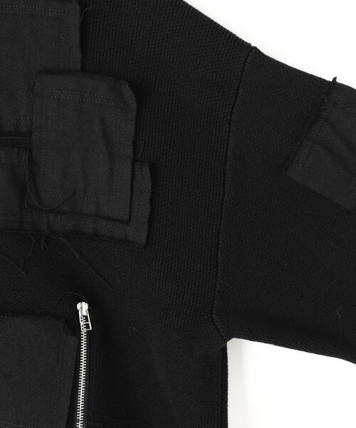 L ダンケシェーン PATCHWORK KNIT CARDIGAN DANKE SCHON カーディガン DankeSchon/ダンケシェーン/PATCHWORK