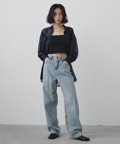 Aunt Marie's（アントマリーズ） ジーンズ デニム デニムパンツ ワイド