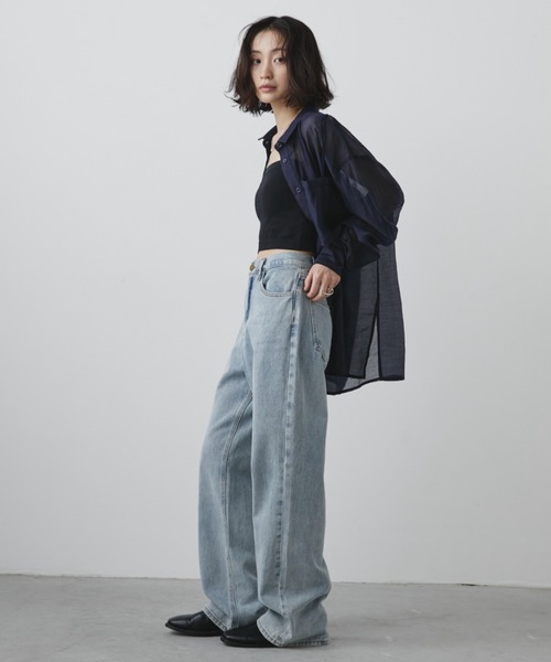 Aunt Marie's（アントマリーズ） ジーンズ デニム デニムパンツ ワイド