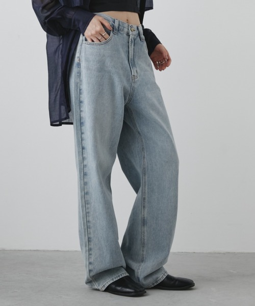 Aunt Marie's（アントマリーズ） ジーンズ デニム デニムパンツ ワイド