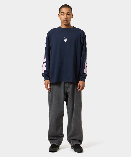 HUF tシャツ MEGABLAST STRETCH LS TEE / ハフ ヘビーウェイト