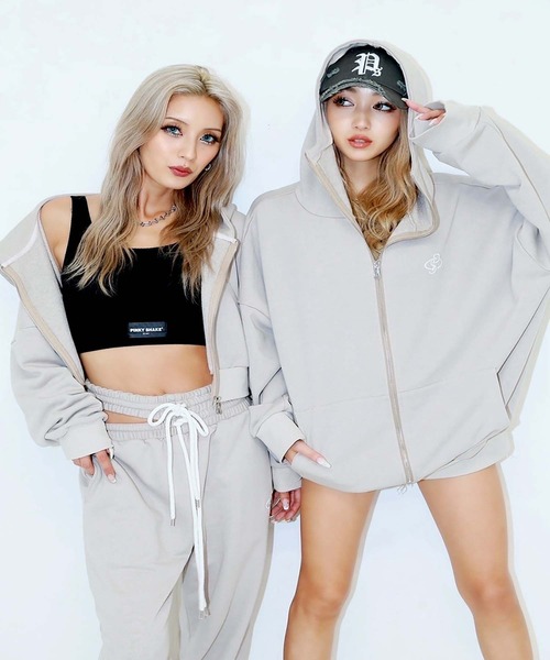 PINKY SHAKE（ピンキーシェイク） パーカー fog hide hoodie