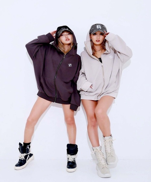 pinky♡ポピーパーカー服 PINKY SHAKE（ピンキーシェイク） パーカー fog hide hoodie