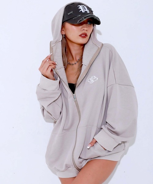 PINKY SHAKE（ピンキーシェイク） パーカー fog hide hoodie