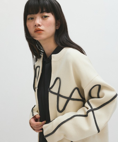 ADAM ET ROPE'（アダムエロペ） カーディガン 「サステナブル」ライン