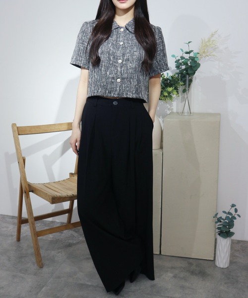 CeLess ワイドパンツ スラックス パンツ 「UNISEX」Wide Slacks