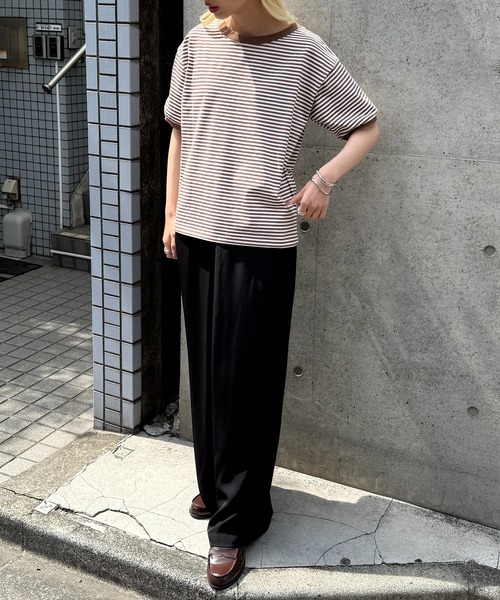 STAR&STRIPE tシャツ 「STAR＆STRIPE」ボーダーリンガーTシャツ