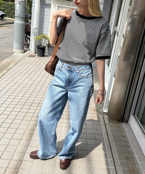 STAR&STRIPE tシャツ 「STAR＆STRIPE」ボーダーリンガーTシャツ