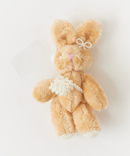 ROOP TOKYO Plush Rabbit Keychain/おめかしうさぎぬいぐるみ