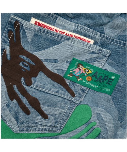 A BATHING APE HUMAN MADE　ジーンズ　 ウエスト82 A BATHING APE HUMAN MADE ジーンズ ウエスト82