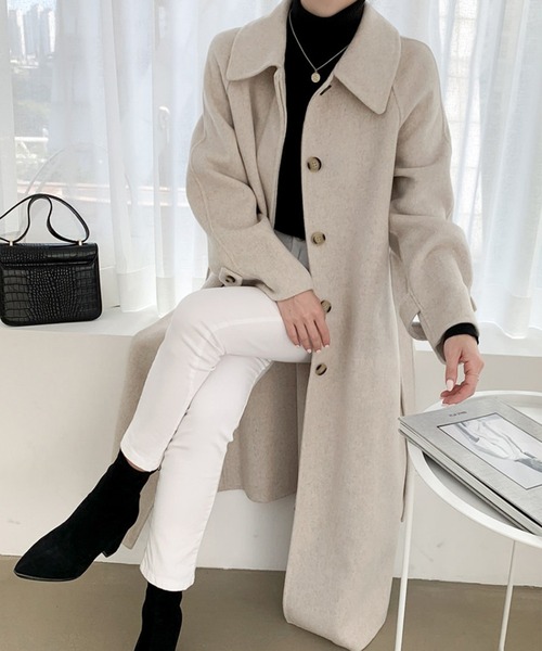 「Jasmine Grandiflorum」 ステンカラーコート SMALL ベージュ レディース_画像5