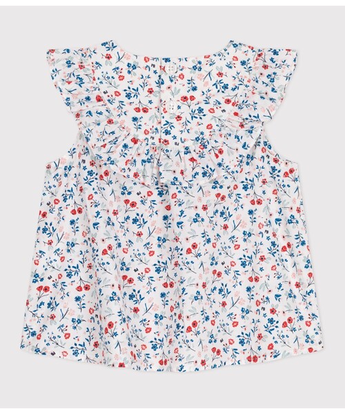 ブラウス シャツ フリルブラウス キッズ 子供服の画像