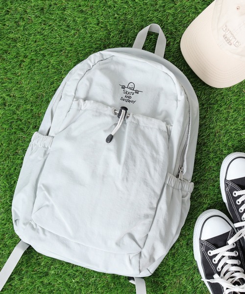 ✨️美品 トリーバーチ リュック 大容量 デカロゴ キャンバス レザー ホワイト top-b053.jpg