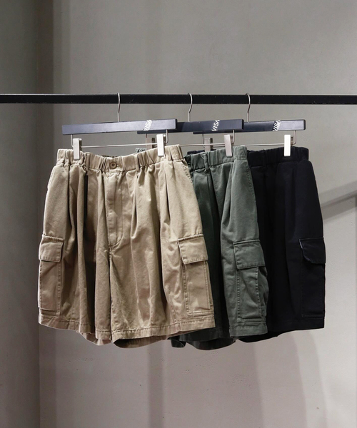 is-ness（イズネス） ワイドパンツ パンツ BALLOON EZ CARGO SHORTS