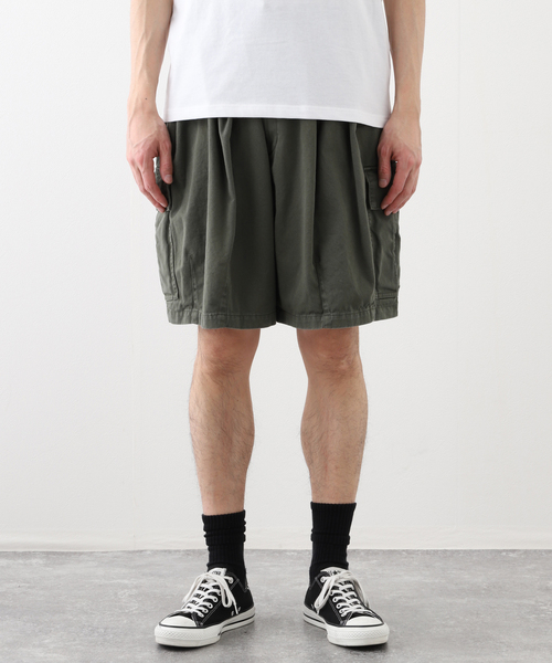 is-ness（イズネス） ワイドパンツ パンツ BALLOON EZ CARGO SHORTS