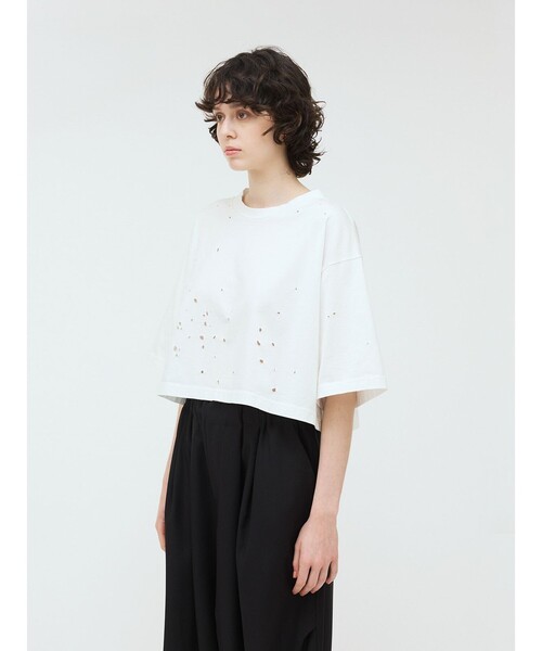 tシャツ mizuiro ind パンチングワイドT レディース mizuiroind tシャツ mizuiro ind パンチングワイドT レディース