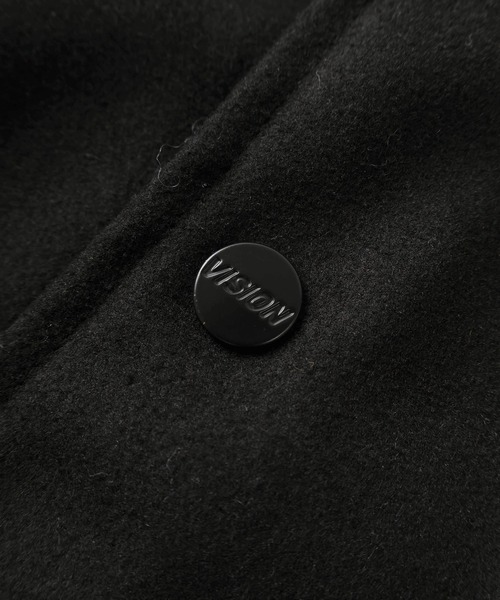 「VISION STREET WEAR」 スタジャン M ブラック メンズ_画像7