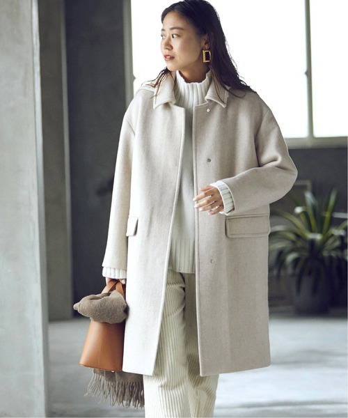 「JOURNAL STANDARD relume」 ピーコート 36 ブラウン レディース_画像2