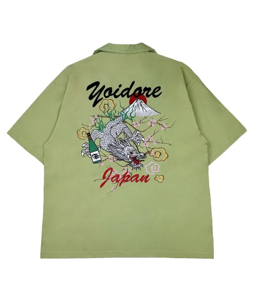 CORPUS SELECT シャツ 「YOIDORE/酔いどれ」オープンカラー 半袖