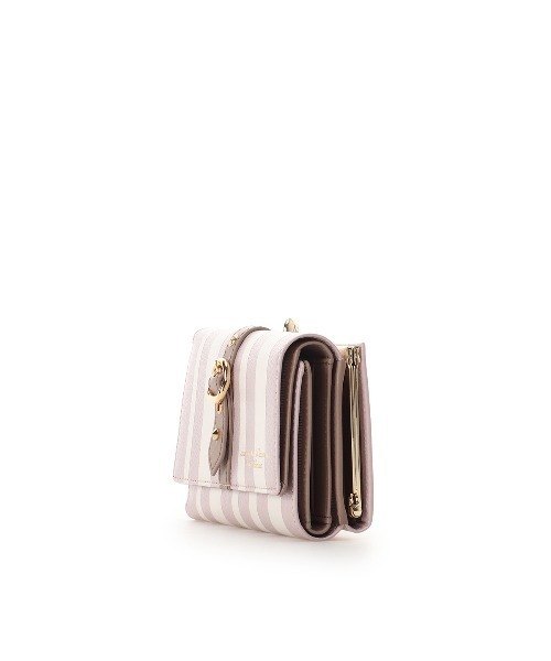 大人気!! Samantha Thavasa Petit Choice ストライプ 口金折財布 Samantha Thavasa Petit Choice｜ストライプフロントベルト 口金