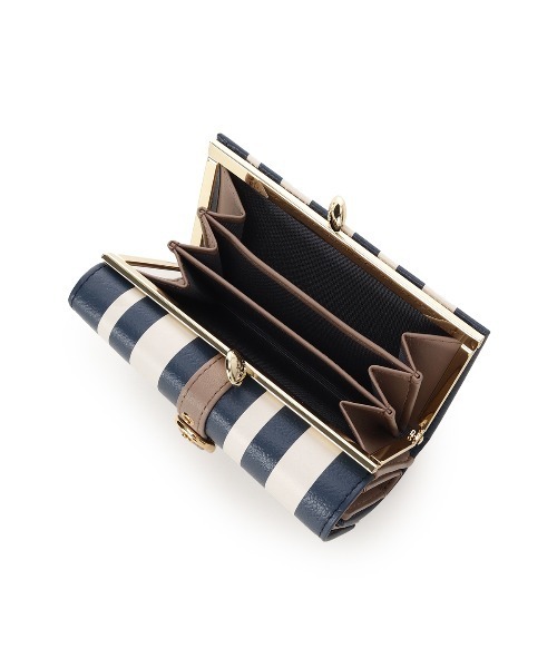 大人気!! Samantha Thavasa Petit Choice ストライプ 口金折財布 Samantha Thavasa Petit Choice 財布 ストライプフロントベルト