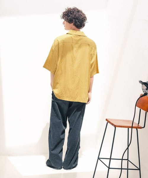 ROUGH TRADE シャツ 「ROUGH TRADE/ラフトレード」麻 レーヨン