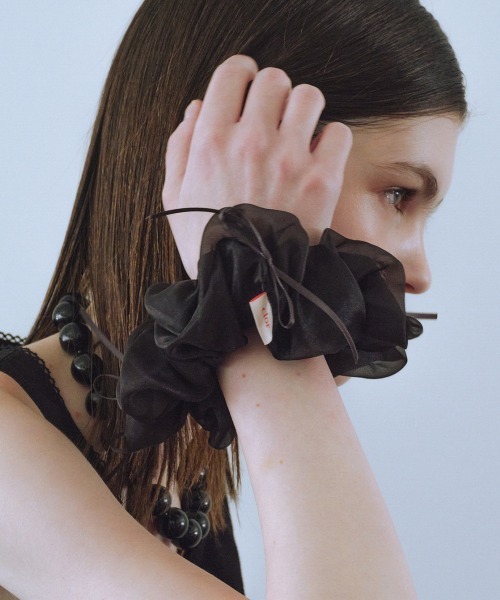 【新品未使用】ロンハーマン購入Pien Scrunchie シルバーシュシュ clor シュシュ RIBBON ORGANZA SCRUNCHIE : ZOZOTOWN Yahoo!店