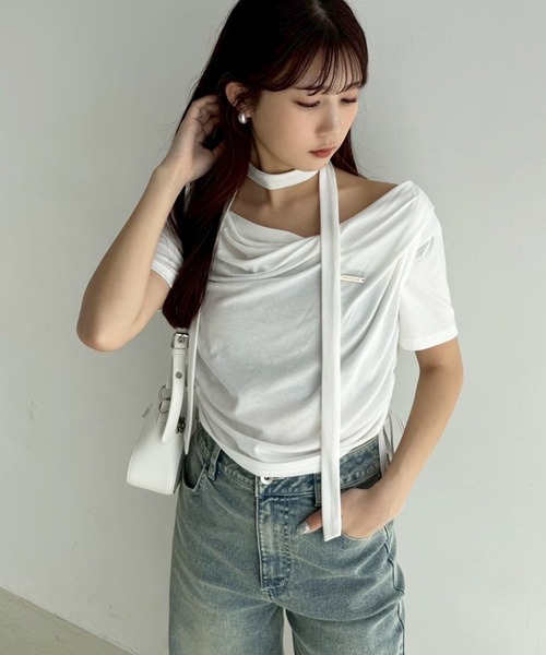 one after another NICE CLAUP tシャツ チョーカーセットサイド