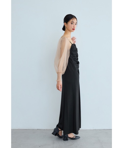 ニアナ（niana）/ドルマンスリーブシアーボレロ niana（ニアナ） カーディガン ドルマンスリーブシアーボレロ