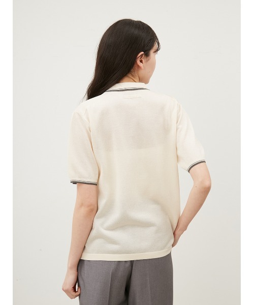 Mila Owen 「Mila Owen」 半袖ニット 1 グレー レディース