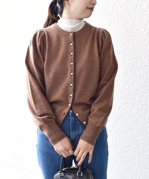 「SHIPS」 ニットカーディガン ONE SIZE ブラック レディース_画像2